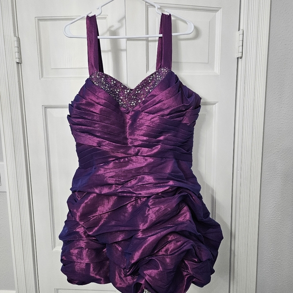 Cinderella Divine Beautiful Purple Short formal dresses Bubble Bottom Size XXXL - Picture 1 of 10